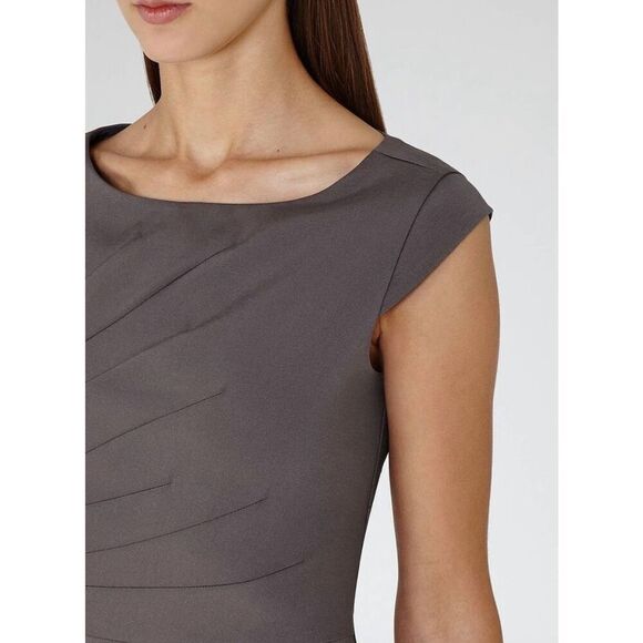 Reiss Fede Tailored Cap Sleeve Dress Lavender size 8 - Picture 2 of 8